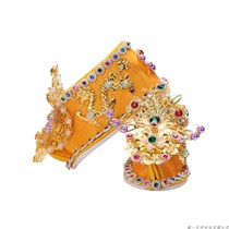 Taishan Grandma Shoe Diamond Pineal Crown Princes Shoes Buddha Statue Buddha Statue Worship Statue of the Shoe Guanyin Bodhisattva Wang for the Divine Shoes