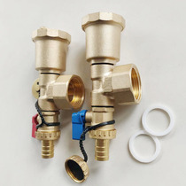 DN25 Living access internal silk Automatic vent valve components Ground Heating Diversity Sprinkler end Home Brass Drain Valve Sewerage