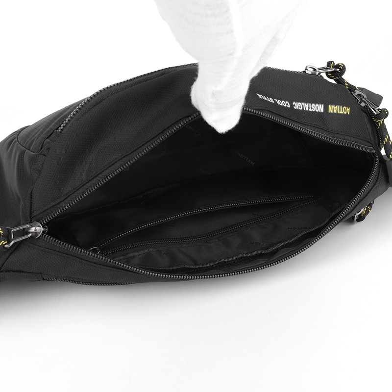 男款运动小背包2024新款时尚男士腰包胸包防泼水牛津布单肩斜挎包,淘宝优惠券,粉丝福利购,淘宝优惠卷