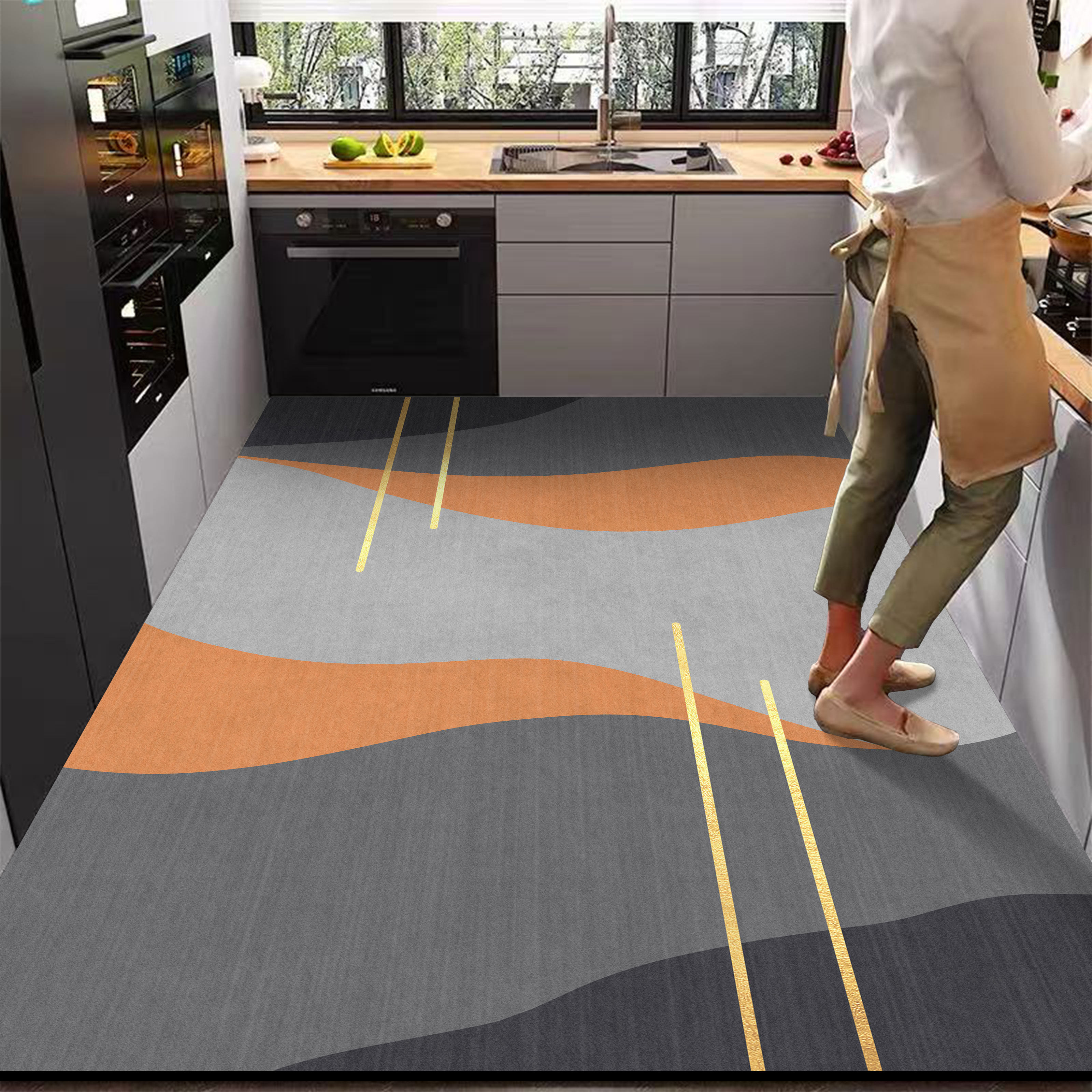 硅藻泥厨房地垫防滑吸水吸油可擦免洗地垫吸水地毯耐脏脚垫子门口,淘宝优惠券,粉丝福利购,淘宝优惠卷