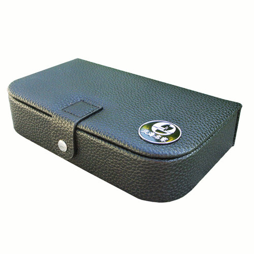 唢呐哨片盒皮面管子哨片盒子大容量乐器配件收纳盒可装长芯子 - 图3