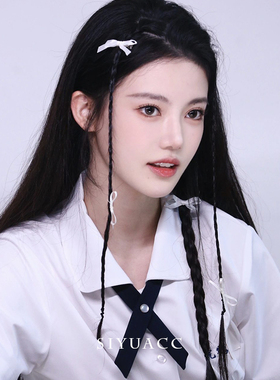 孙珍妮同款蝴蝶结小发夹芭蕾风