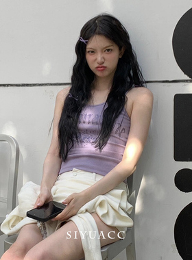 jennie紫色蝴蝶结丝带小发夹发饰