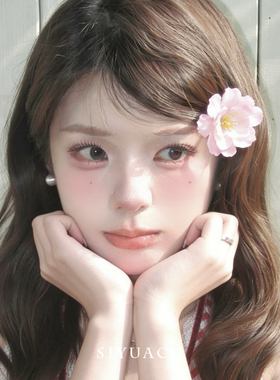 甜美少女樱花发夹氛围感头花发饰
