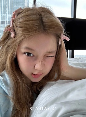 简约无痕刘海蓬松鸭嘴夹发饰女