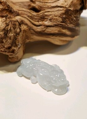缅甸翡翠冰种招财保平安貔貅珠宝