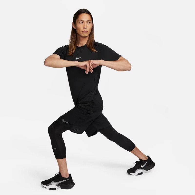 NIKE耐克PRO男子跑步训练健身运动速干紧身七分裤 FB7951-010-100,淘宝优惠券,粉丝福利购,淘宝优惠卷