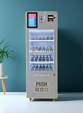 触摸屏刷卡纸币无人自动售货机
