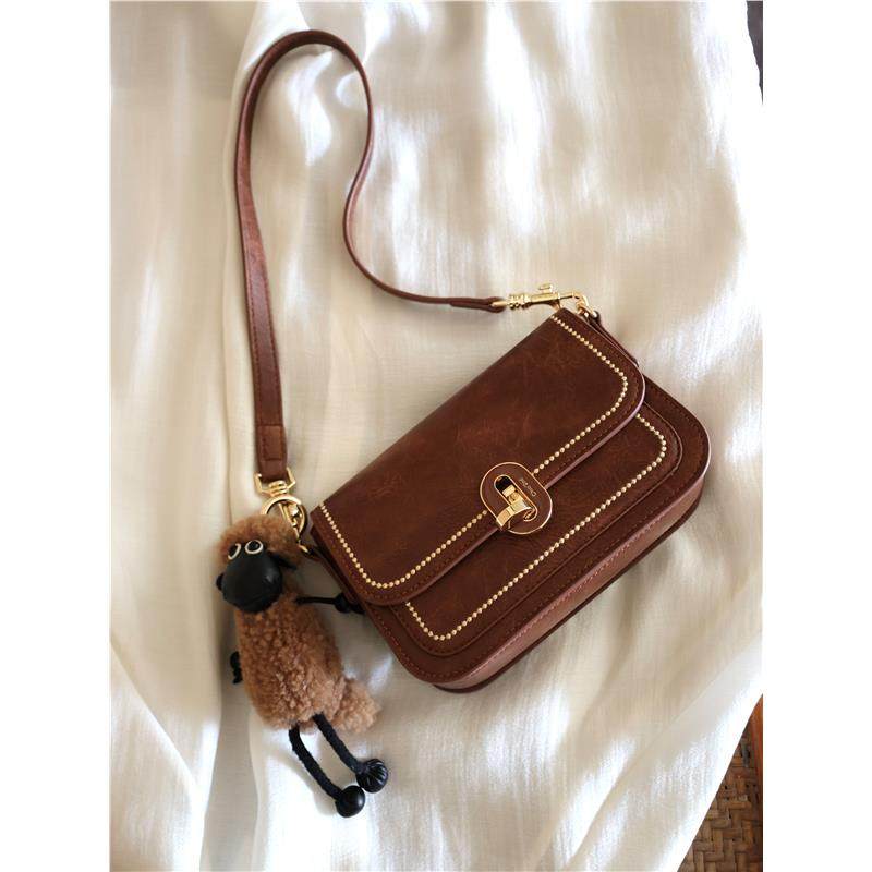 法国轻奢奥匈帝国小方包包女秋季2025新款百搭复古百搭单肩斜挎包,淘宝优惠券,粉丝福利购,淘宝优惠卷