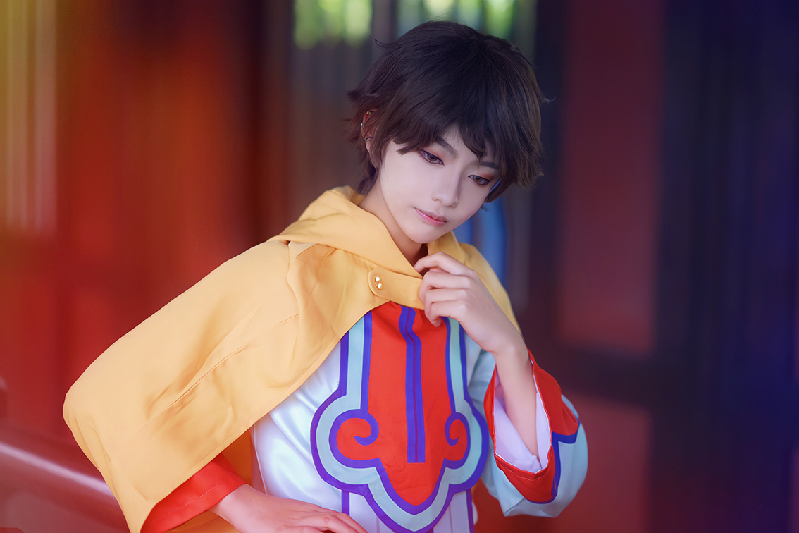 现货查理九世羽之冒险队队长唐晓翼cosplay服装-图2