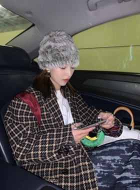 出游民族风女秋冬季无檐帽子