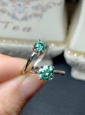 韩版电镀白金彩钻戒指女款戒指合金手饰闭口经典款水钻镀银戒圈