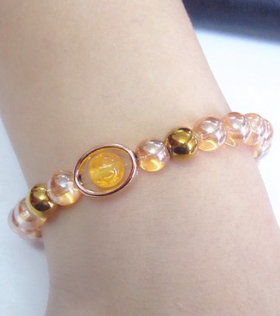 巴西六字真言礼物水晶手链