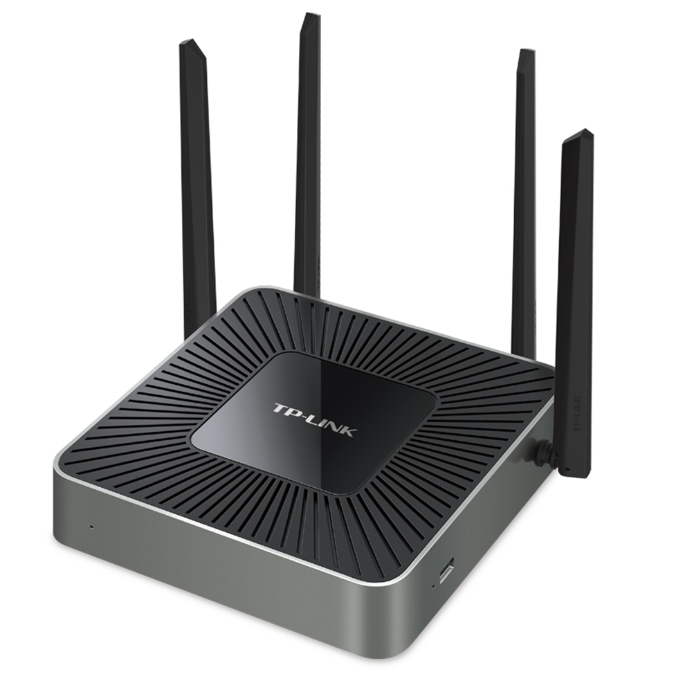 TP-LINK TL-WAR1208L AC1200双频无线路由器全千兆9口多WAN带宽叠加企业级大功率wifi穿墙1进8出行为管理审计-图2