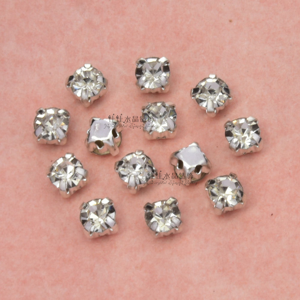 热销 A级玻璃水晶手缝钻爪钻 服装鞋婚纱包手机饰品配件补钻材料,淘宝优惠券,粉丝福利购,淘宝优惠卷