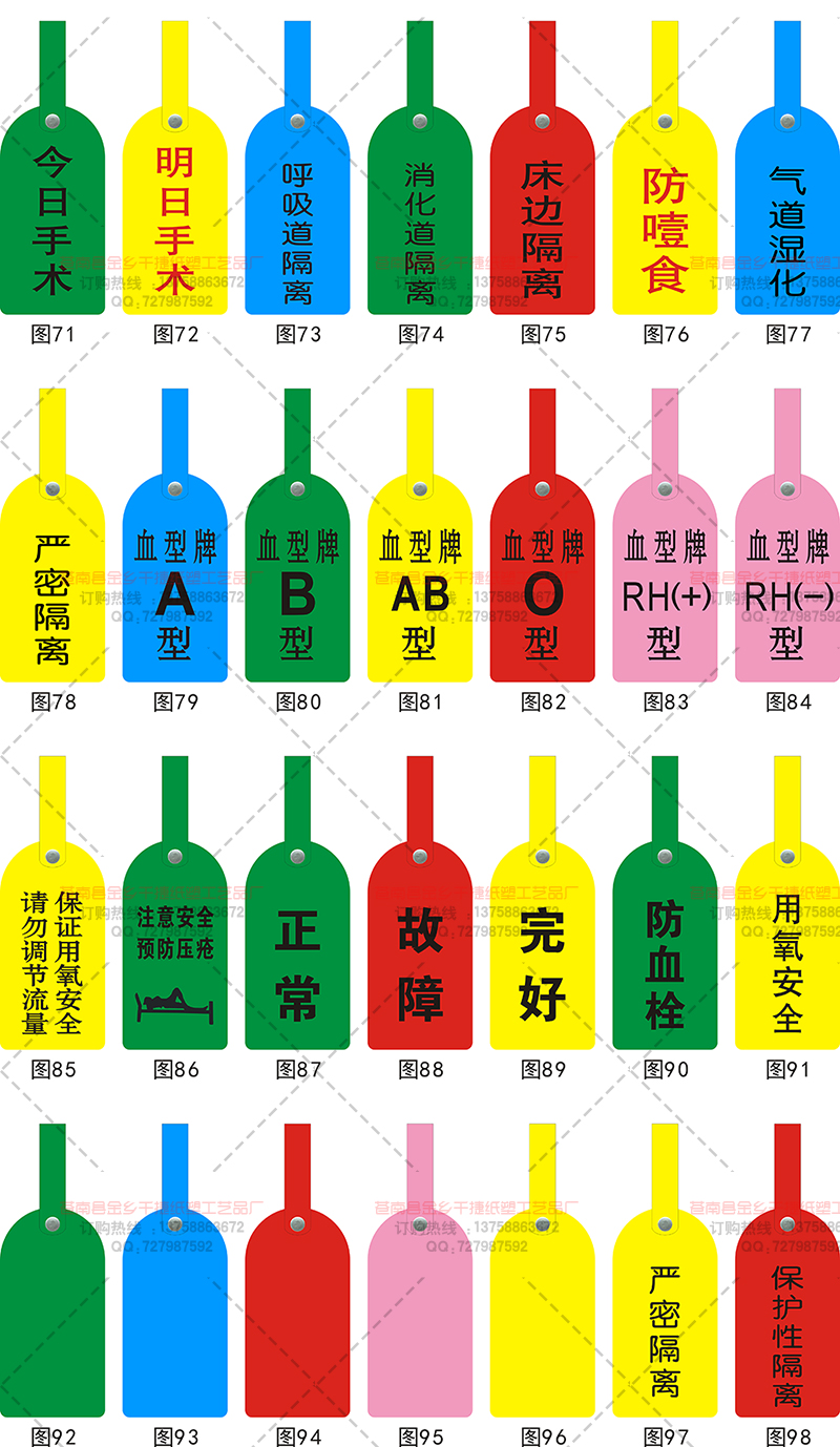 医院病房醒目提示护理安全标识警示牌床头防跌倒防坠床防圧疮导管 - 图2