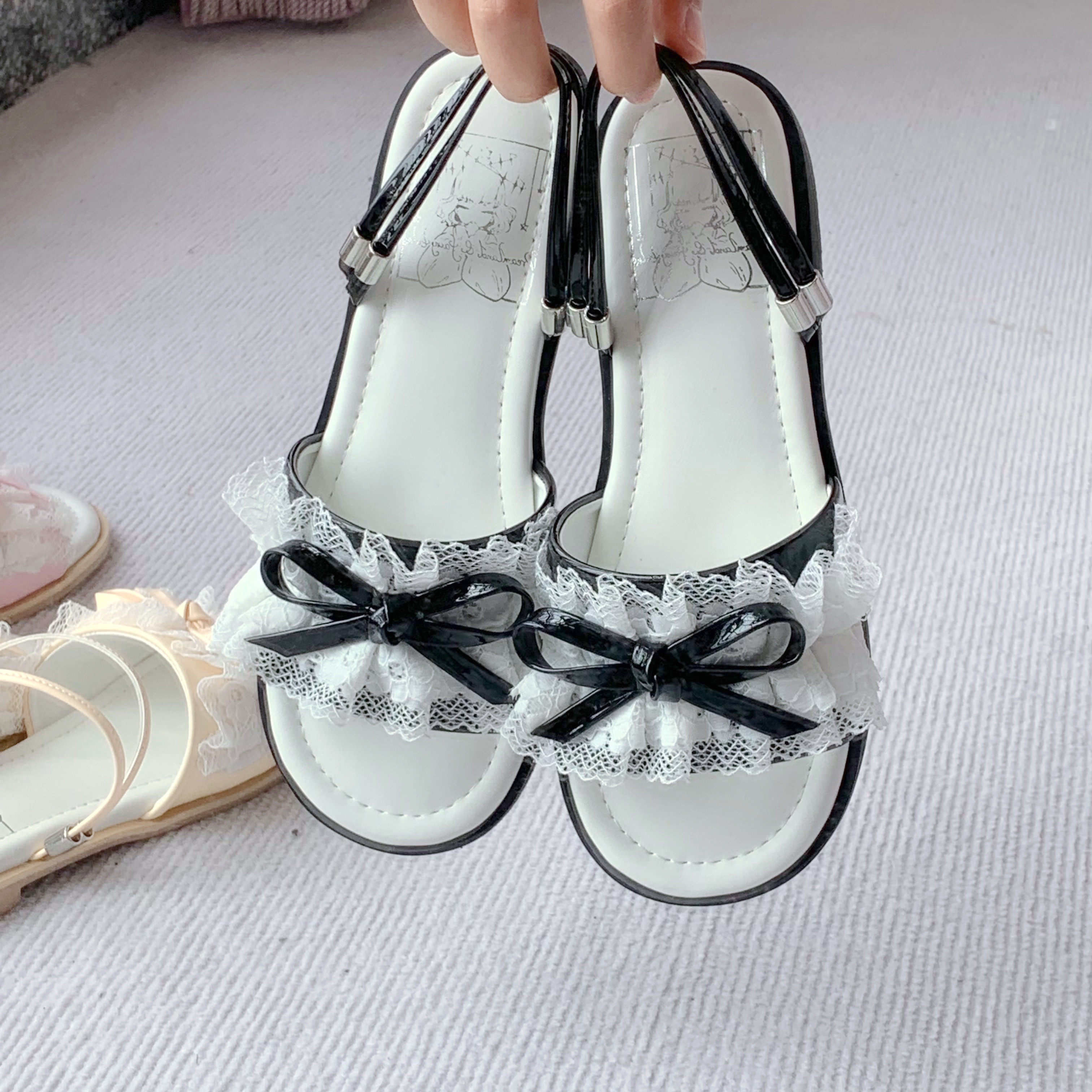 【幻境童话】沙滩派对lo鞋夏季凉鞋2025款可爱lolita凉鞋百搭,淘宝优惠券,粉丝福利购,淘宝优惠卷