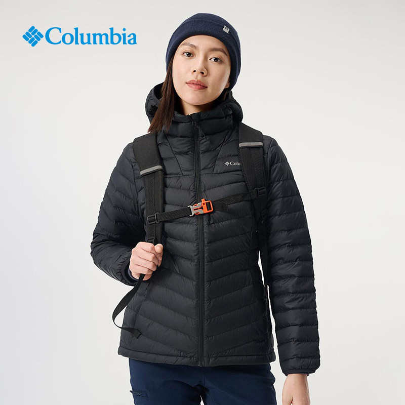 Columbia哥伦比亚羽绒服女24秋冬户外防泼保暖连帽鸭绒外套WR9006,淘宝优惠券,粉丝福利购,淘宝优惠卷