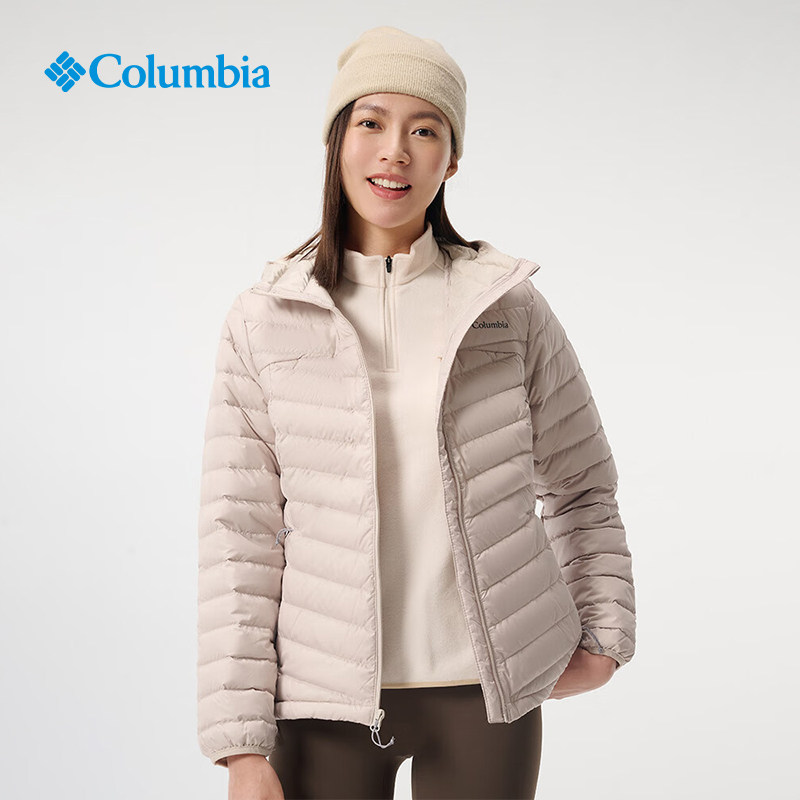 Columbia哥伦比亚羽绒服女24秋冬户外防泼保暖连帽鸭绒外套WR9006,淘宝优惠券,粉丝福利购,淘宝优惠卷