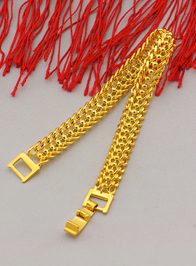 情侣龙骨镀黄金礼物手饰品