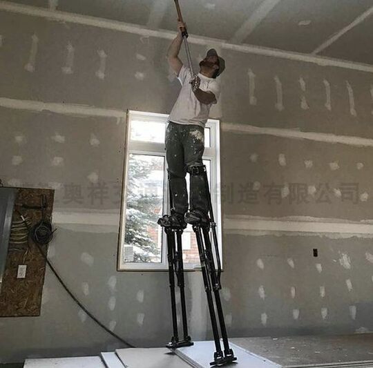 Aluminum alloy stilts painter decoration