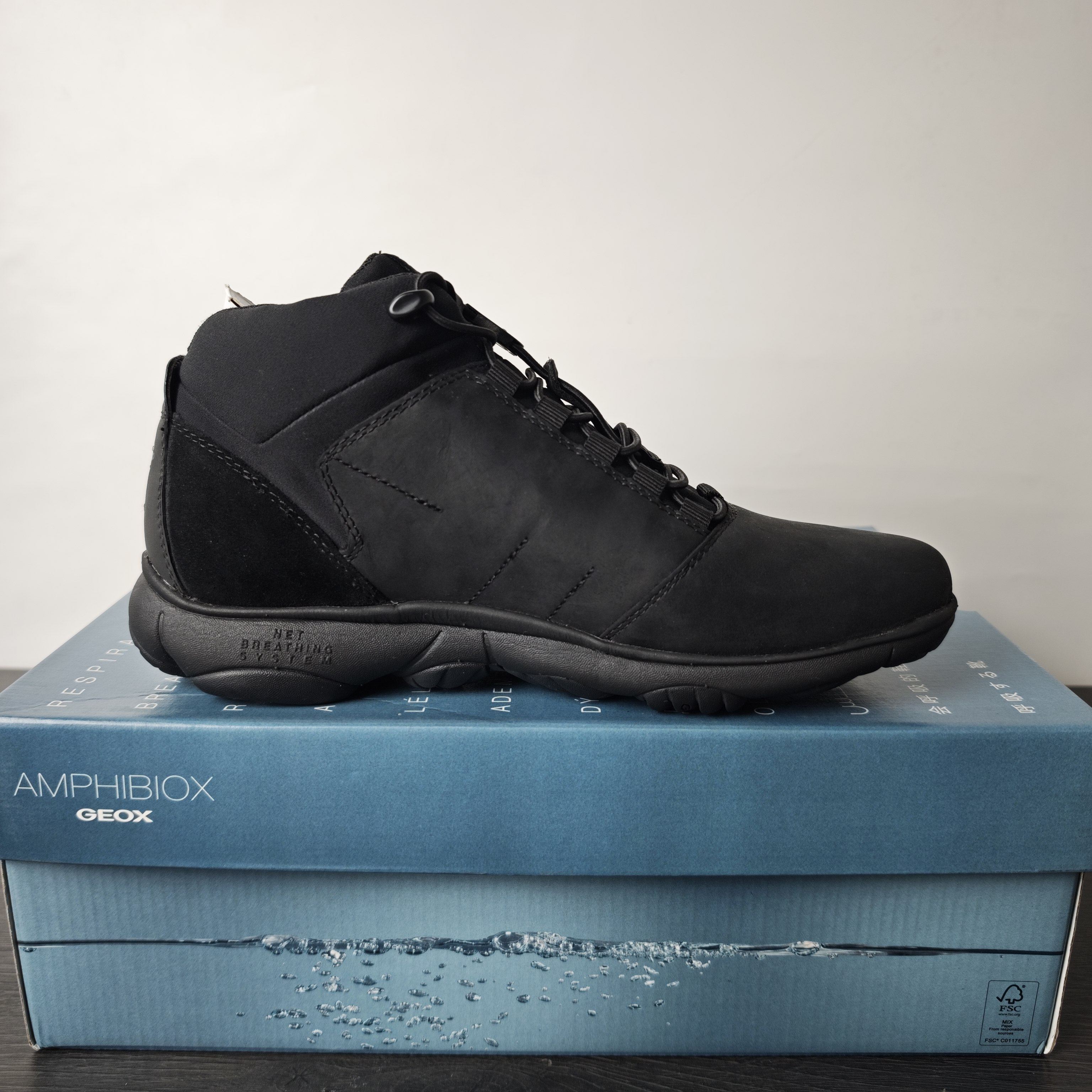 39码45码偏大 GEOX健乐士防水男鞋休闲鞋户外鞋登山鞋 U162VB,淘宝优惠券,粉丝福利购,淘宝优惠卷