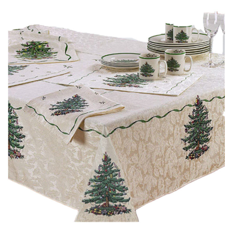 出口欧美-- 圣诞树桌布 台布 餐巾 桌旗 出口正品 美式田园桌布,淘宝优惠券,粉丝福利购,淘宝优惠卷