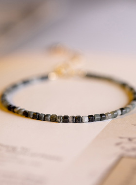 女士金曜石ins小众设计极细手链