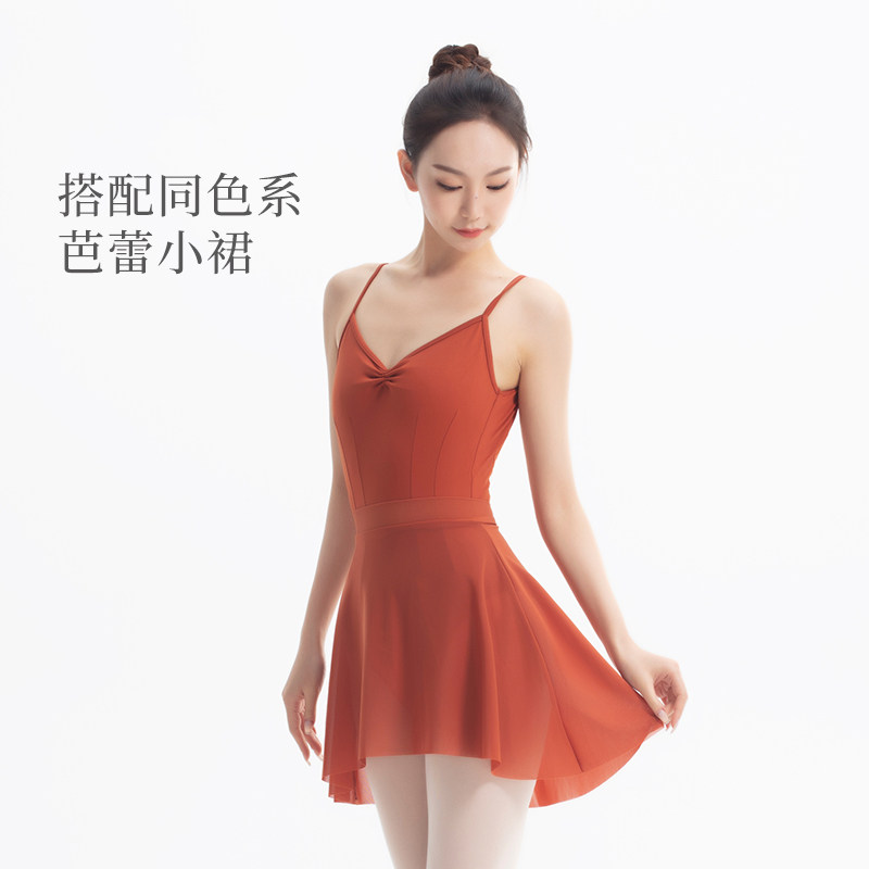 YUMO成人芭蕾舞服女艺考形体服大V背体操服舞蹈高胯连体服练功服,淘宝优惠券,粉丝福利购,淘宝优惠卷