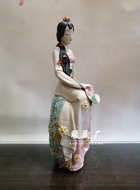 石湾公仔陶瓷大师书房礼品摆件