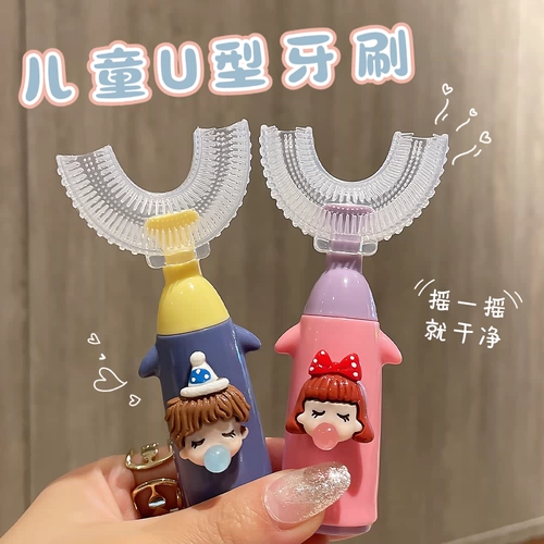 Детская силиконовая мягкая зубная щетка, 2-3 лет, 12 лет