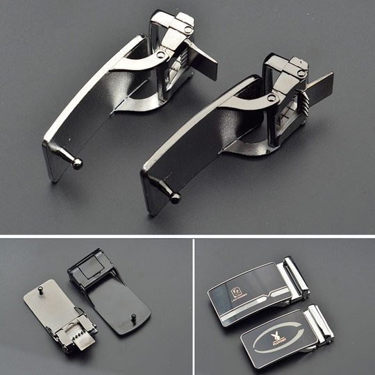 Alloy belt buckle punched smooth buckle belt head