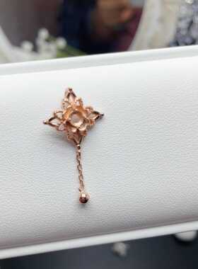 4*4mm轻奢简约可爱立体花朵连接