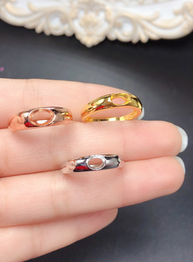 女银饰品简约气质宽戒臂光臂戒指