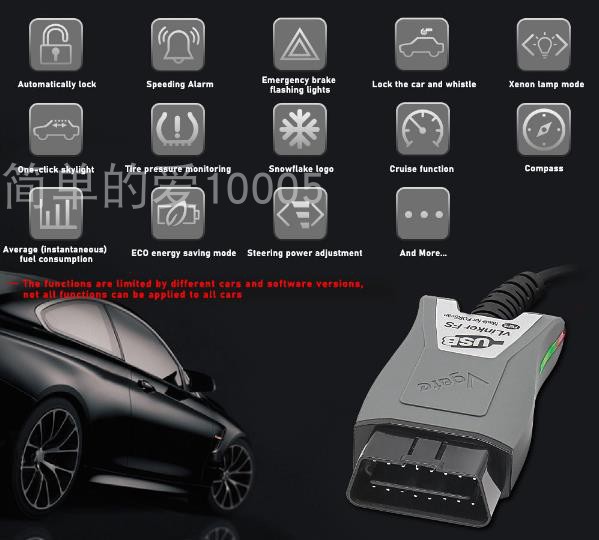 Vgate Vlinker FS ELM327 USB OBD2 Car Diagnostic tool-图3