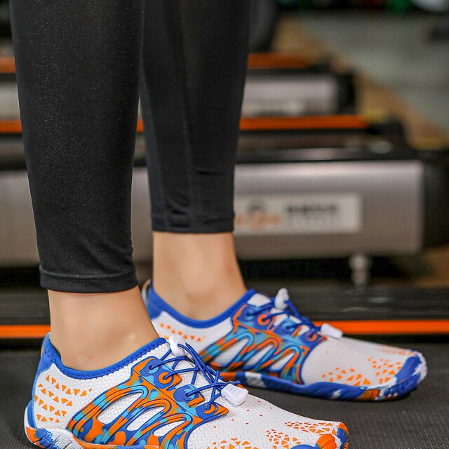 Five-finger shoes for men and women, non-slip thick-soled indoor fitness shoes, soft-soled treadmill special shoes, silent comprehensive training shoes