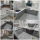 Upgraded medium-thick hill groove stove kitchen stove aluminum alloy profile countertop stove accessories complete ceramic tiles