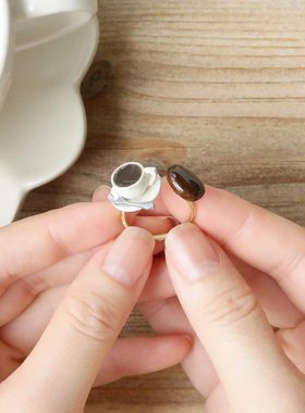 包拼邮日本代购日系开口戒指