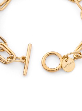 ANEMONE金属日系双层链条手链