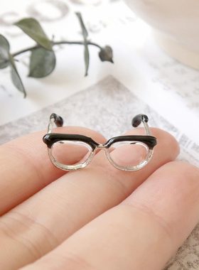 拼邮日系迷你眼镜开口戒指