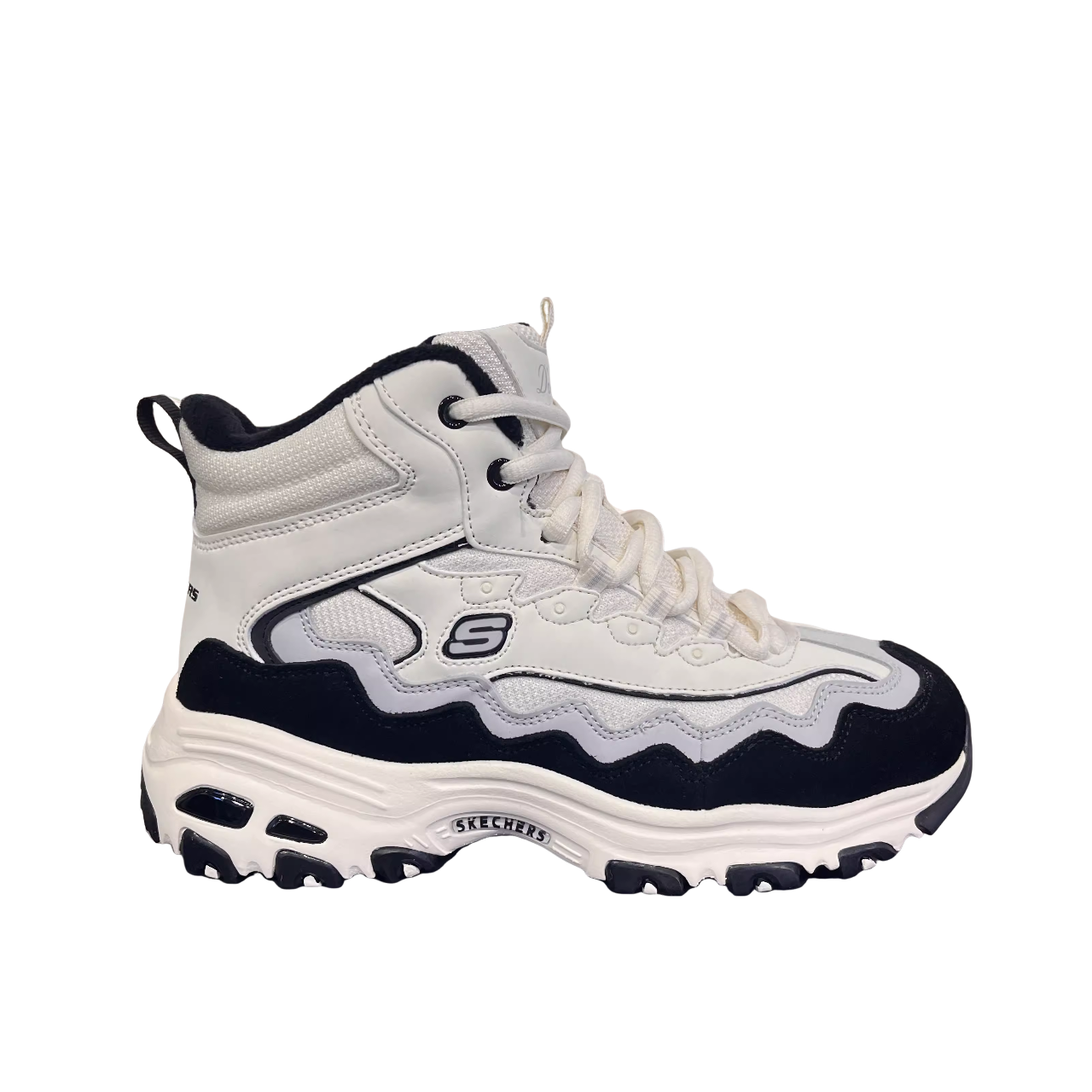 Skechers斯凯奇秋冬加绒女子复古轻便缓震高帮运动休闲鞋168026,淘宝优惠券,粉丝福利购,淘宝优惠卷