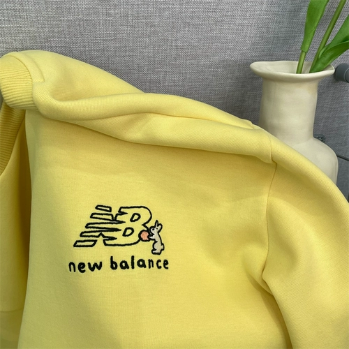 New balance, ретро лонгслив подходит для мужчин и женщин, для влюбленных