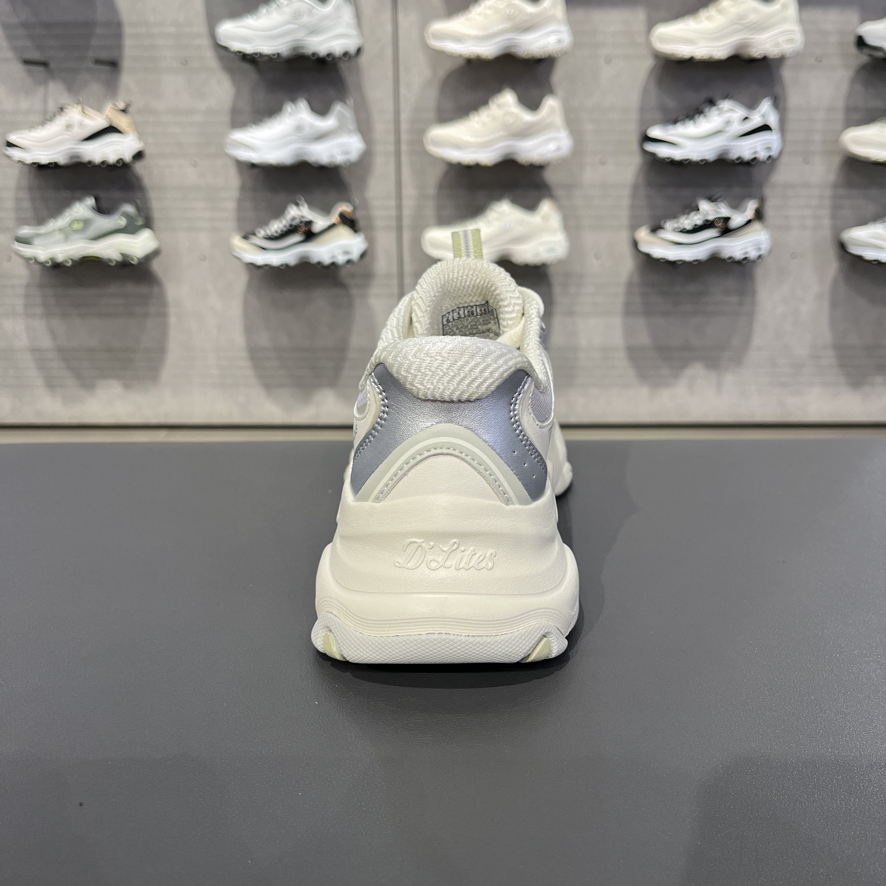 Skechers斯凯奇女子机甲鞋闪穿一脚蹬厚底增高老爹鞋运动鞋150526,淘宝优惠券,粉丝福利购,淘宝优惠卷