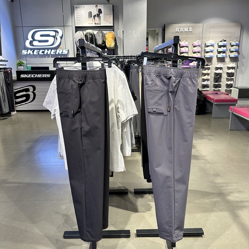 Skechers斯凯奇男士山野户外系列耐磨舒适休闲梭织长裤P126M050 - 图0