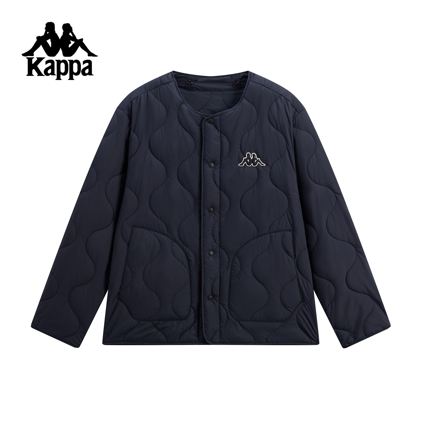 Kappa卡帕男装2026春季新款立领两件套时尚外套休闲棉服K0G12MM02 - 图1