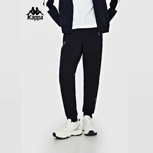 Kappa卡帕女裤冬季新款运动休闲复古简约舒适百搭长裤K0E22AK02 - 图2
