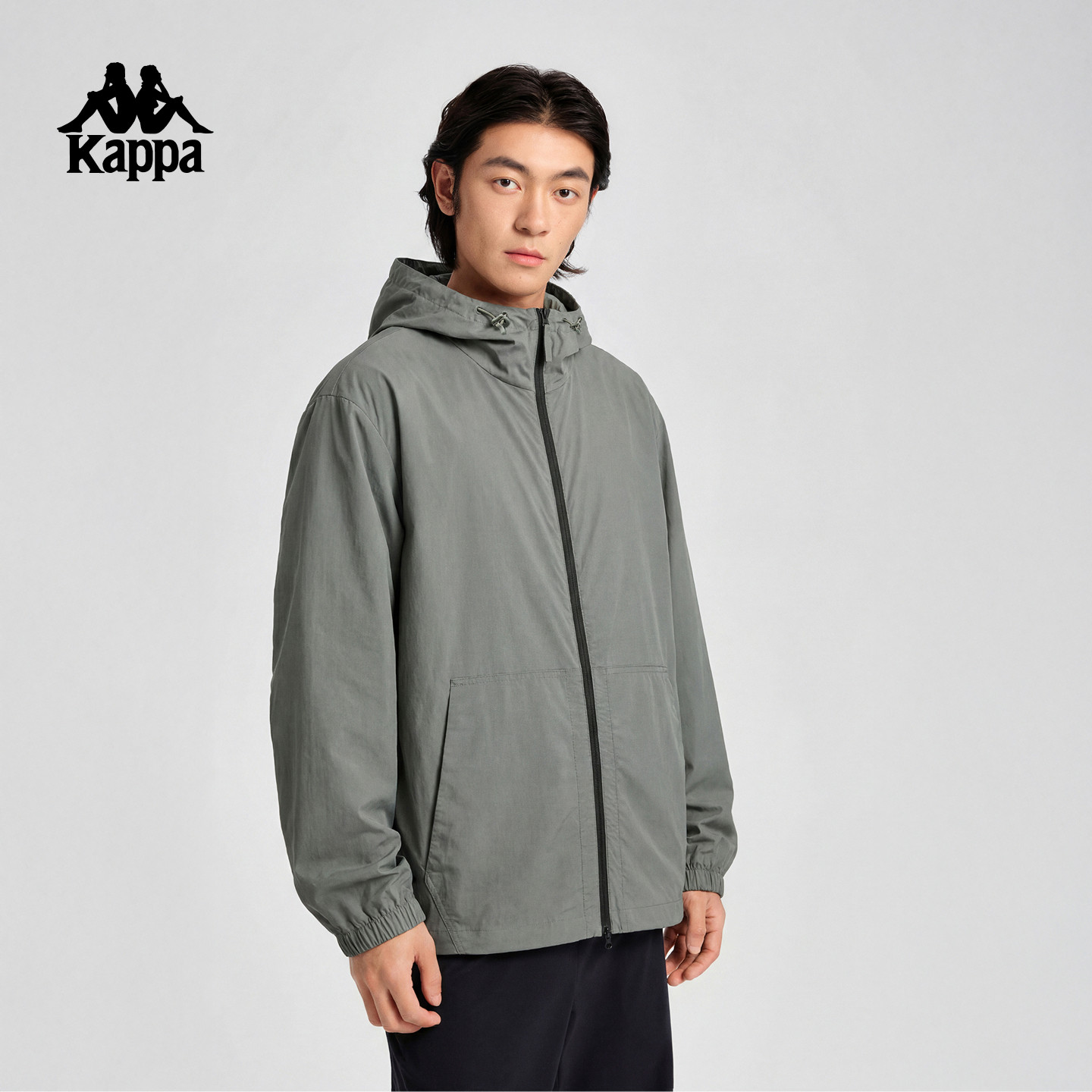 Kappa Kappa Men's 2026 Autumn New Loose Long-Sleeved Sports and Casual Windproof Jacket K0G52FJ01