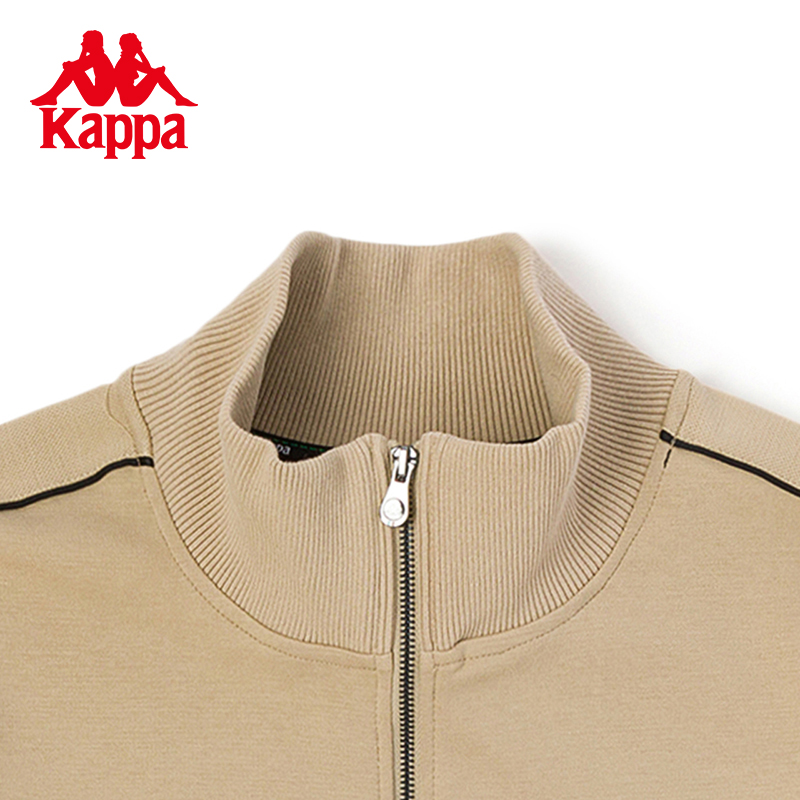 Kappa卡帕男式运动卫衣2023秋季新款复古休闲夹克外套K0C52WK05 - 图2