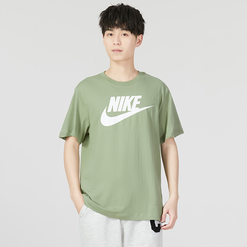 Nike耐克短袖男2024夏季新款运动服透气休闲圆领短袖T恤男AR5005 - 图1