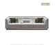 Light luxury hotel lobby office sofa simple casual two-person three-person solid wood sofa combination customized manufacturer